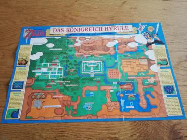 Super Nintendo The Legend of Zelda A link to the past Das Königreich Hyrule Poster