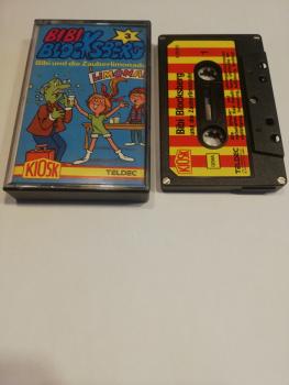 Bibi Blocksberg Folge 3 und die Zauberlimonade 5-fach Silber geschraubt Schwarz mit Rot Gelben Aufkleber 4.25325 CD Kiosk Teldec