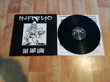 Inferno Live and Loud 1986 Am Music AM 123 Deutsche Pressung NM/VG+