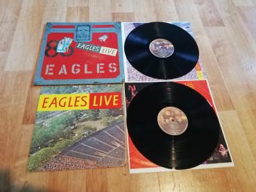 Eagles Live 1980 Asylum Records AS 62032 Doppel LP Deutsche Pressung M/VG+