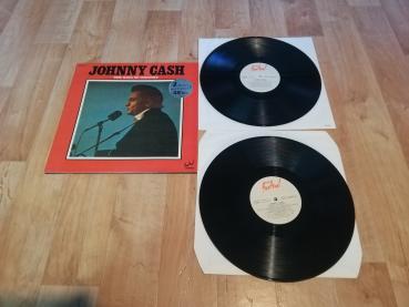 Johnny Cash The King of Country 1974 Disques Festival Album 174 Doppel LP Französische Pressung VG+/VG+