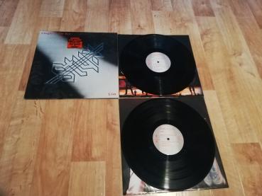 Styx "Caught in the Act" Live 1984 A&M Records AMLM 66704 Doppel LP Holländische Pressung VG+/VG+