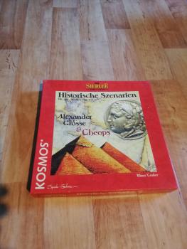 Die Siedler von Catan Historische Szenarien Alexander der Große völlig unbespielt von 1998 Kosmos Art.Nr.688516