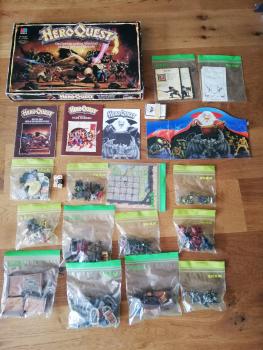 Hero Quest Konvolut von 1989 MB Spiele