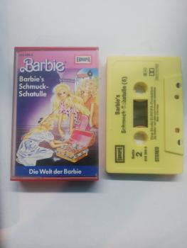 Barbie Folge 6 Barbies`s Schmuck-Schatulle Gelb 515266.6 Die Welt der Barbie Europa Plastik für Tonband fehlt+ Innencover minimal bemalt