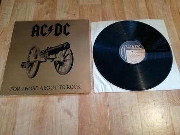 AC/DC For those about to Rock We salute you Atlantic 1981 ATL K 50 851)Deutsche Pressung VG+/VG+