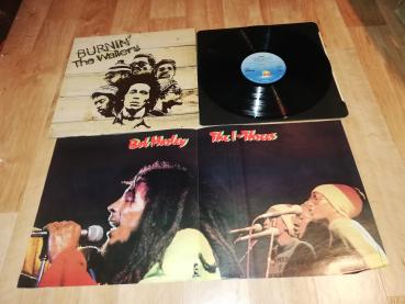 The Wailers Burnin 1983 Island Records ILPS 9256  US Pressung VG+/VG+(Incl. Poster)