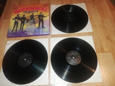 The Beatles & John Lennon Rock`N`Roll 1981 Parlophone 4M 128-54086 Europäische Pressung Dreifach LP Box NM/VG+