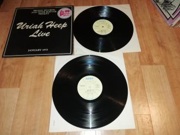 Uriah Heep Live 1973 Bronze ISLD 1 Doppel LP US Pressung VG/VG