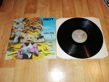 Riot Rock City 1977 Ariola 26111 XOT Deutsche Pressung VG+/VG+