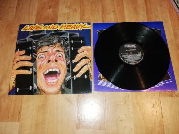 Live and Heavy 1981 NEMS NEL 6020 Holländische Pressung VG/VG