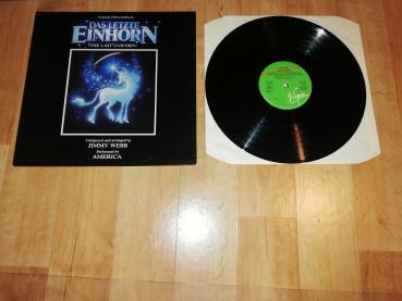 Das letzte Einhorn Original Filmsoundtrack 1982 Virgin 205732-320 Deutsche Pressung VG+/VG+