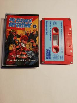 Die kleinen Detektive Folge 4 Die Entführung 4-fach Silber geschraubt Rot mit Rot Blauen Aufkleber 10504 Eins Extra