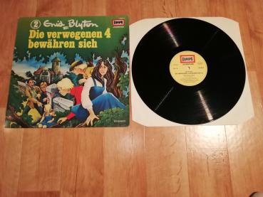 Die Verwegenen Vier Folge 2 bewähren sich Enid Blyton Europa 115671.3 Deutsche Pressung VG/VG+