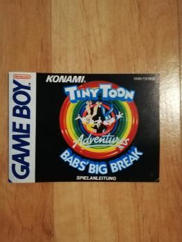 Nintendo Gameboy Anleitung Tiny Toon Babs`Big Break DMG-TX-NOE