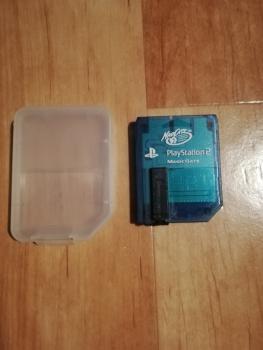Playstation 2 Magic Gate Memory Card Blau-Transparent 8 MB