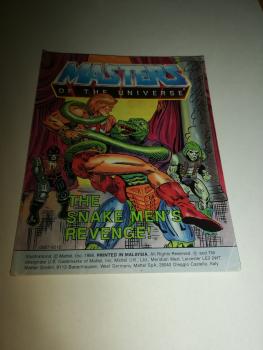 Masters of the Universe Mini Comic The Snake Men`s Revenge!/La Vendetta degli uomini Serpente ! 1986 Mattel  0007-9210