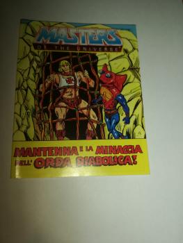 Masters of the Universe Mini Comic Mantenna und der Angriff der wilden Horde!/Mantenna e la Minaccia dell`Orda Diabolica ! 1984 Mattel 0007-5440