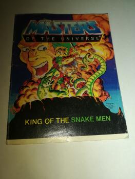 Masters of the Universe Mini Comic King of the Snake Men/Le roi des Hommes Serpents 1985 Mattel 0007-8570