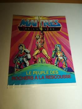 Masters of the Universe Mini Comic Rock People to the Rescue/Le Peuple des Rochers a la Rescousse