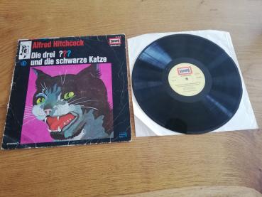 Die Drei Fragezeichen Folge 4 und die schwarze Katze 1979 Europa 115904.6  Deutsche Pressung VG/VG-
