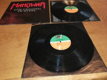 Manowar The Triumph of Steel 1992 Atlantic 7567-82423-1 Doppel LP Deutsche Pressung VG/VG