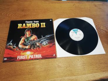 Rambo II Theme From First Patrol Indo-China Remix 1985 Rush Records RR 12012R Deutsche Pressung VG+/VG+