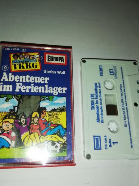 TKKG Folge 9 Abenteuer im Ferienlager 5-fach geschraubt Weiß Blau 515726.9