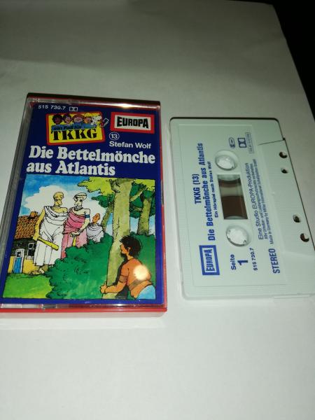 TKKG Folge 13 Die Bettelmönche aus Atlantis Weiß Blau 515730.7