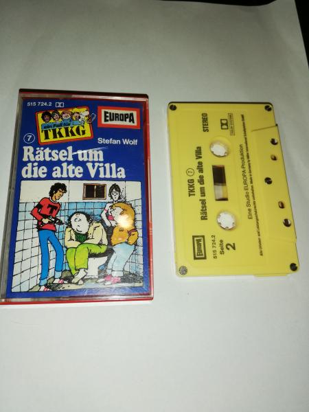 TKKG Folge 7 Rätsel um die alte Villa 5-fach geschraubt Gelb 515724.2 Europa