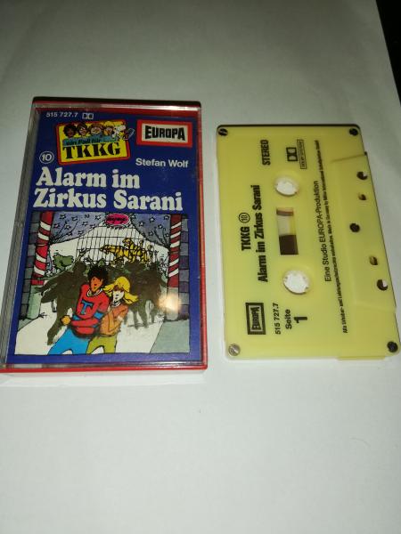TKKG Folge 10 Alarm im Zirkus Sarani 5-fach geschraubt Gelb 515727.7