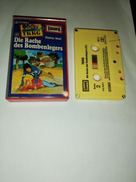 TKKG Folge 21 Die Rache des Bombenlegers 5-fach geschraubt Gelb 515800.1 Europa