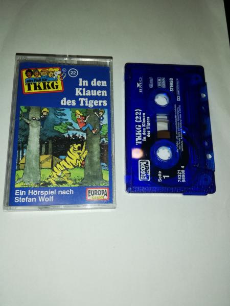 TKKG Folge 22 In den Klauen des Tigers Blau 7432198980 4