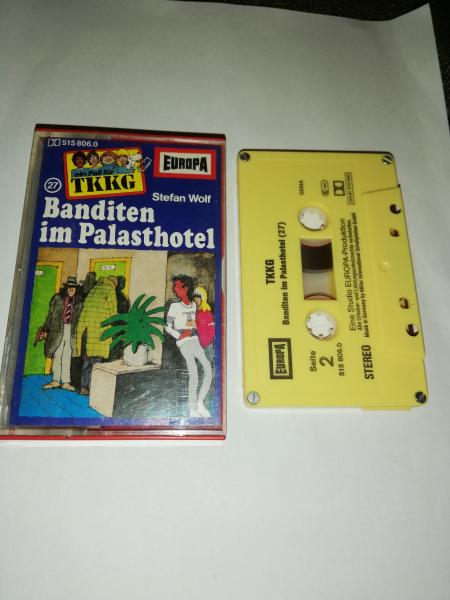 TKKG Folge 27 Banditen im Palasthotel 4-fach geschraubt Gelb 515806.0