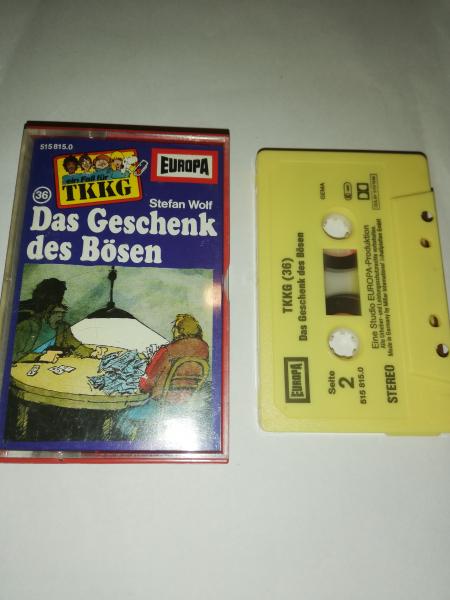 TKKG Folge 36 Das Geschenk des Bösen Gelb 515815.0 Europa