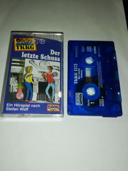 TKKG Folge 37 Der letzte Schuß 5-fach Silber geschraubt Blau  7432198995 4 Europa