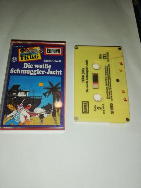 TKKG Folge 38 Die weiße Schmuggler Jacht 5-fach geschraubt Gelb 515817.6 Europa
