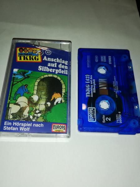 TKKG Folge 42 Anschlag auf den Silberpfeil Blau 7432199000 4