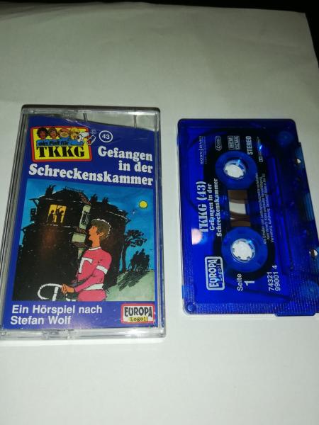 TKKG Folge 43 Gefangen in der Schreckenskammer Blau 7432199001 4