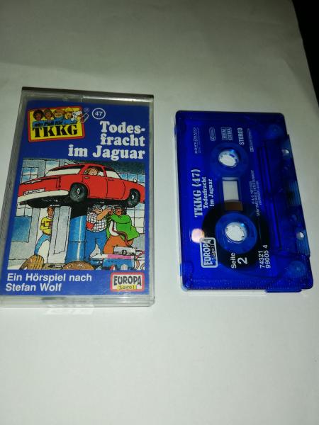 TKKG Folge 47 Todesfracht im Jaguar Blau 7432199005 4