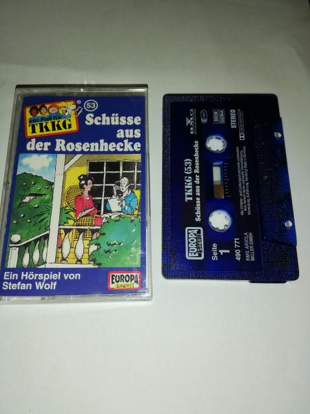 TKKG Folge 53 Schüsse aus der Rosenhecke Blau 490771 PC 209