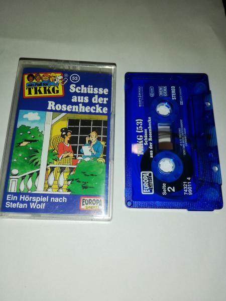 TKKG Folge 53 Schüsse aus der Rosenhecke Blau 7432199011 4