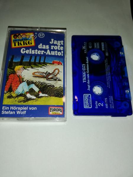 TKKG Folge 57 Jagt das rote Geister-Auto Blau 490775 PC 209