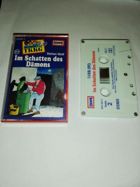TKKG Folge 61 Im Schatten des Dämon 5-fach geschraubt Weiß Blau Rot 514321.7