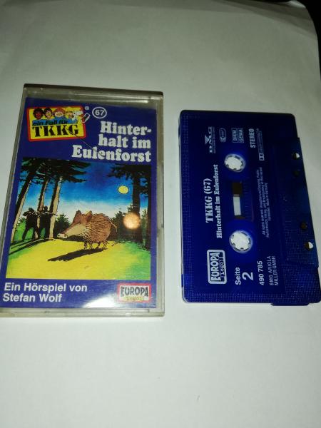 TKKG Folge 67 Hinterhalt im Eulenforst Blau 490785 PC 209