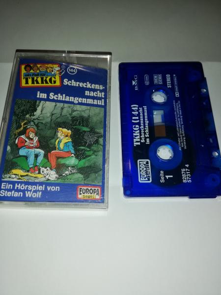 TKKG Folge 144 Schreckensnacht im Schlangenmaul Blau 8287657317 4