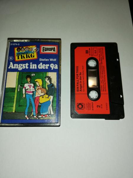 TKKG Sonocord Folge Angst in der 9a 5-fach geschraubt Schwarz Rot 31674-5