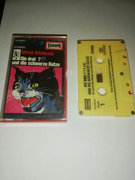 Die Drei Fragezeichen Folge 4 und die schwarze Katze 5-fach Silber geschraubt Gelb 515904.0 Europa