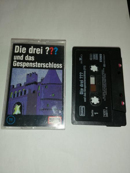 Die Drei Fragezeichen Folge 11 und das Gespensterschloß Schwarz 7432138811 4 Europa(Schriftzug Logo fehlt)