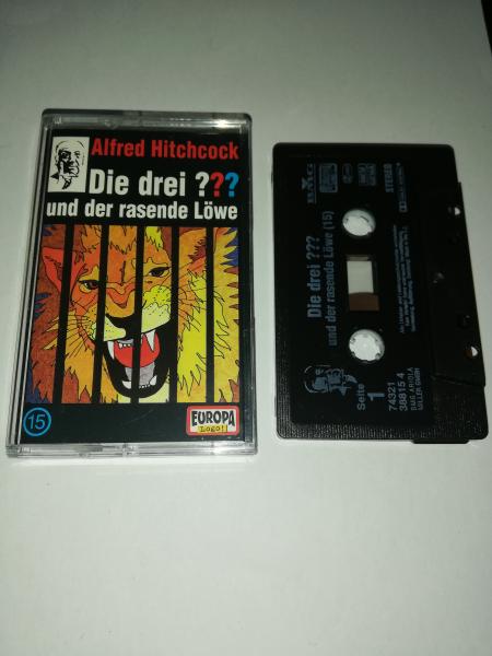 Die Drei Fragezeichen Folge 15 und der rasende Löwe Schwarz 7432138815 4 PC 209 Europa